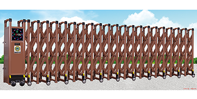 鋅鋼電動伸縮門 SOOYII-X-8.4